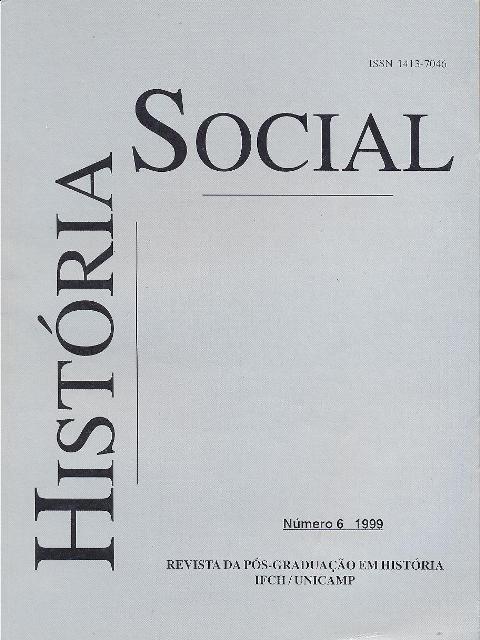 					Visualizar n. 6 (1999): Dossiê Patrimônio Urbano e História
				